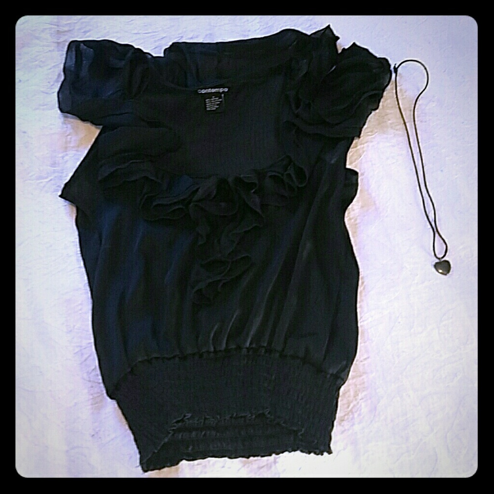 Wet Seal black blouse