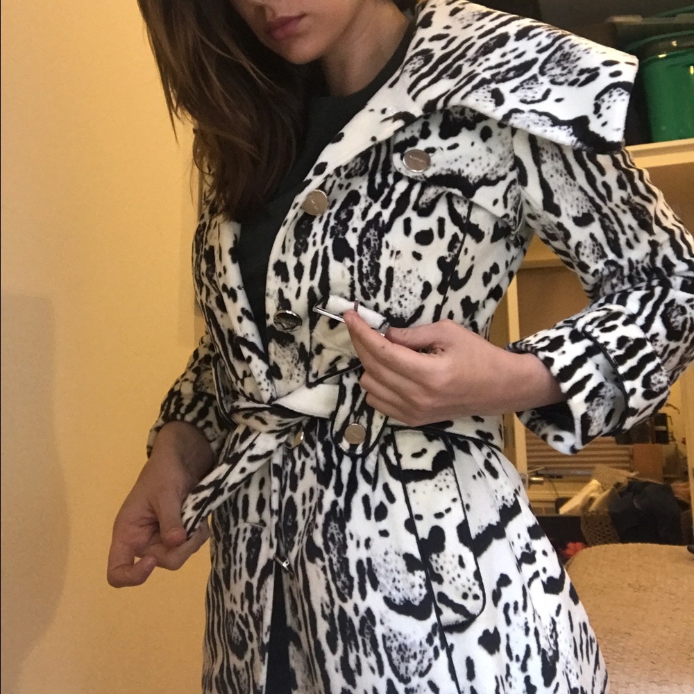 faux leopard fur jacket