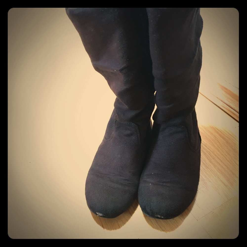 Black Slouch Boot