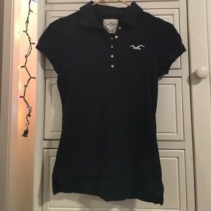 Navy Hollister polo