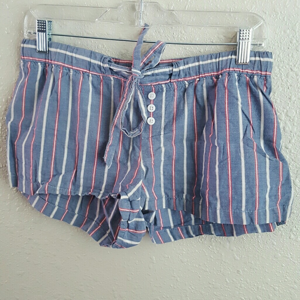 Striped lounge shorts