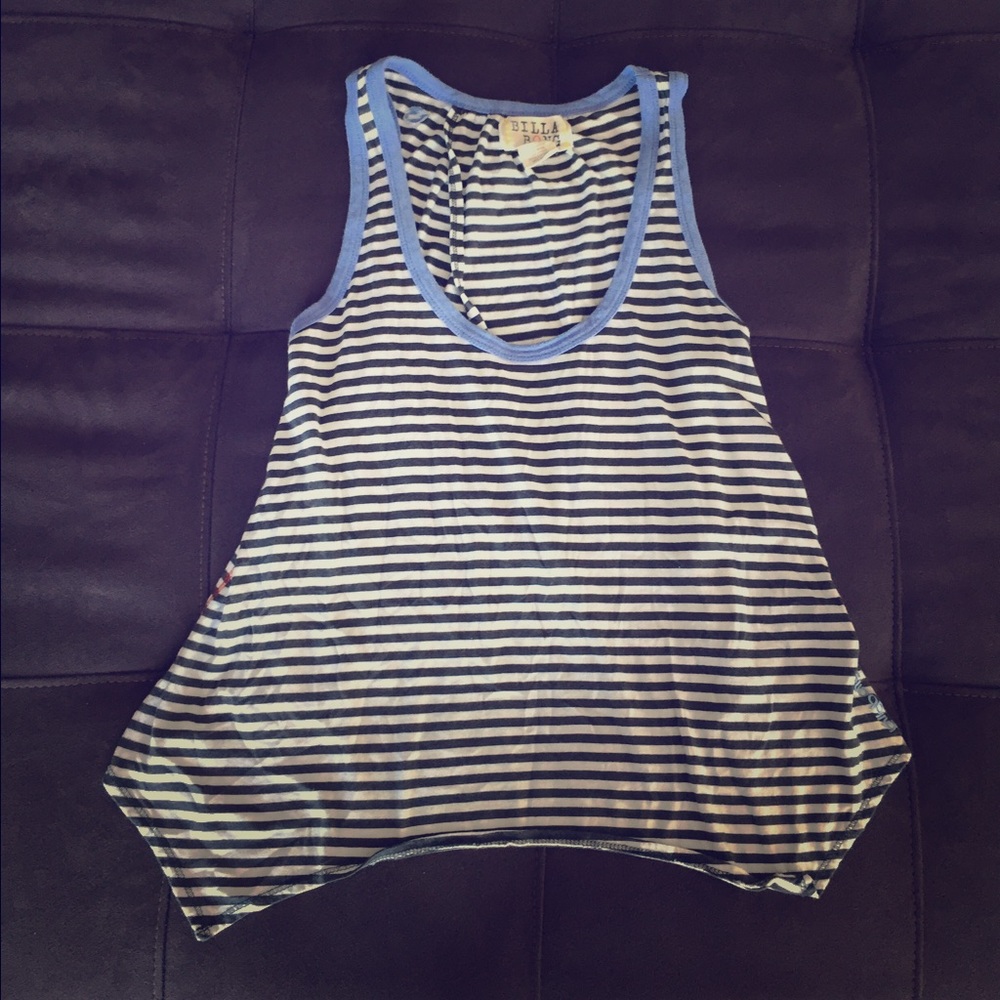 Billabong open back tank top