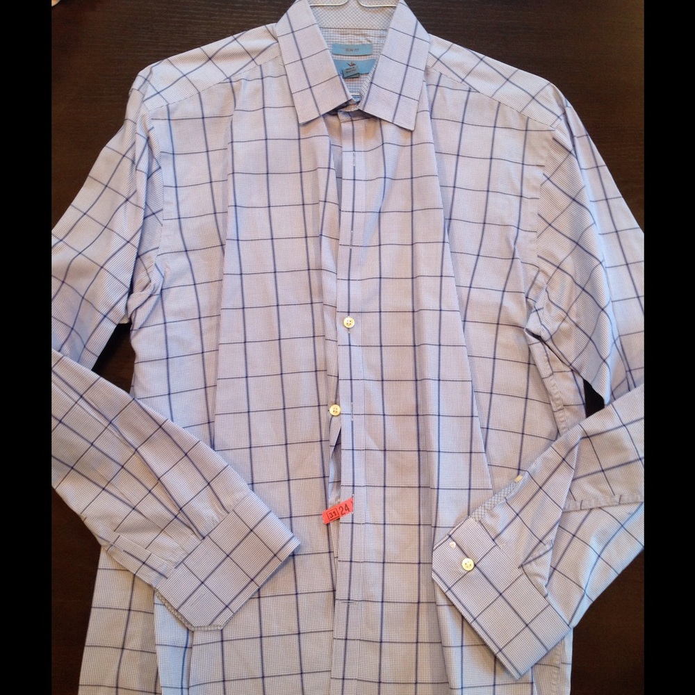 Egara dress shirt. XL slim fit 17-17 1/2