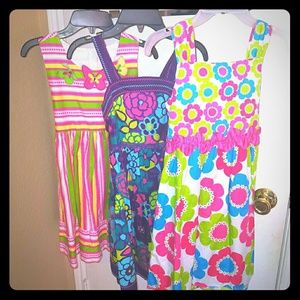 Three Girl's dresses.