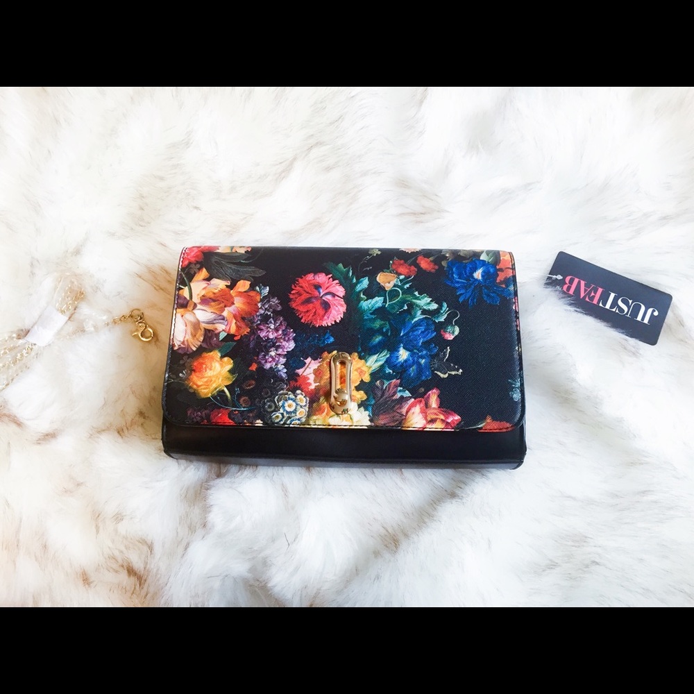💐Very Spring Floral shoulder bag/Clutch