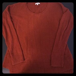 Burnt orange Madewell sweater