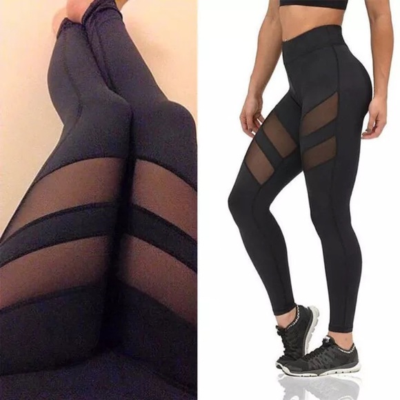 High Waist Stretch Leggings - Picture 3 of 4