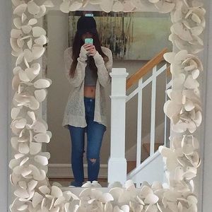 Oversized knit sweater