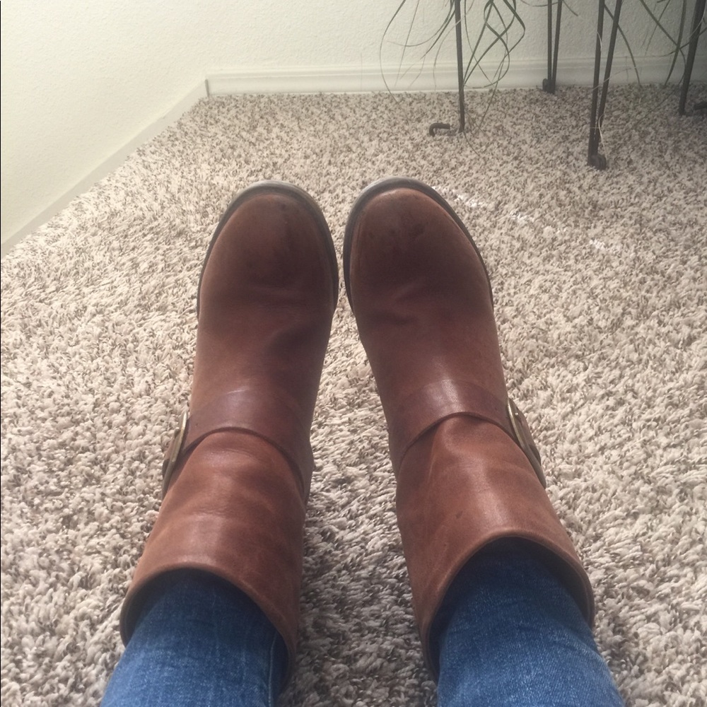 Beautiful Lucky  Brand distressed booties. - Picture 6 of 6