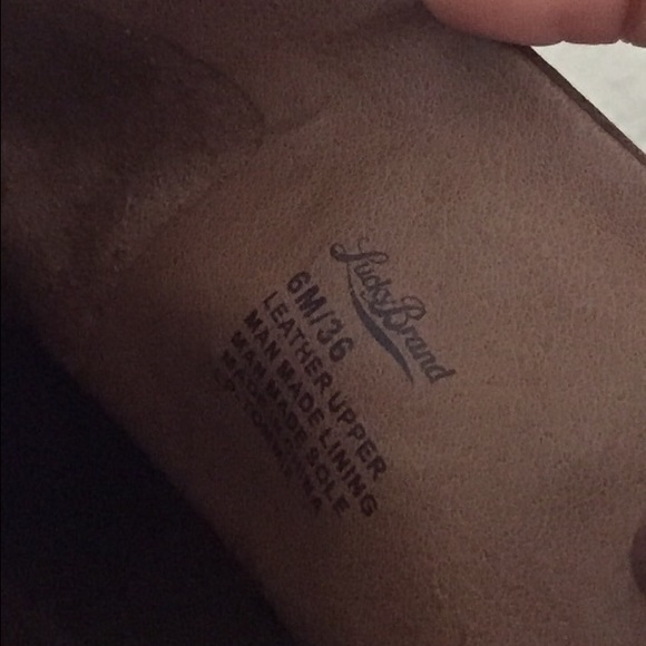 Beautiful Lucky Brand distressed booties. - Picture 4 of 6