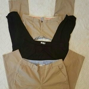 Women's Old Navy & Stylus Khaki and Black Trousers