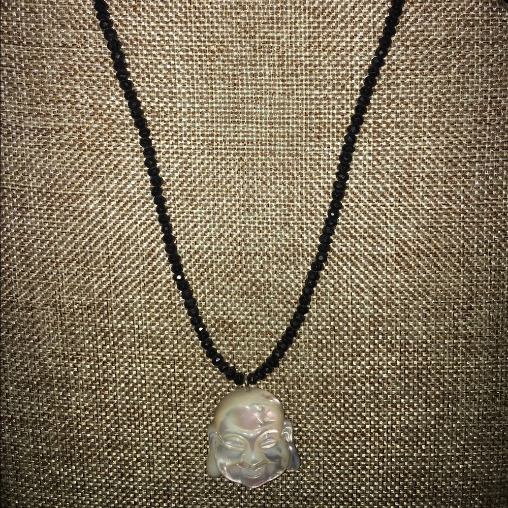 2 for 1 SALE!!!! Buddha pendant on beaded necklace