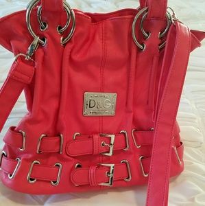D&G bright coral purse
