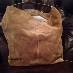 Banana Republic Suede Shoulder Bag