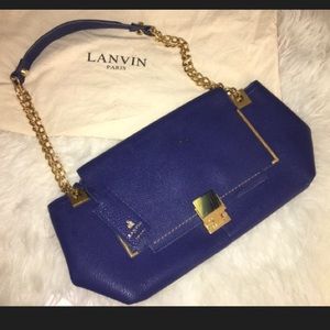 Blue Lanvin shoulder bag