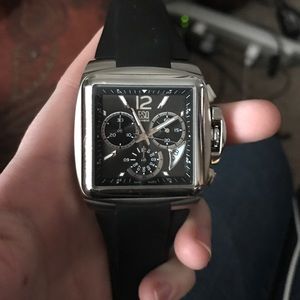 Men's rare blue face esq by movado