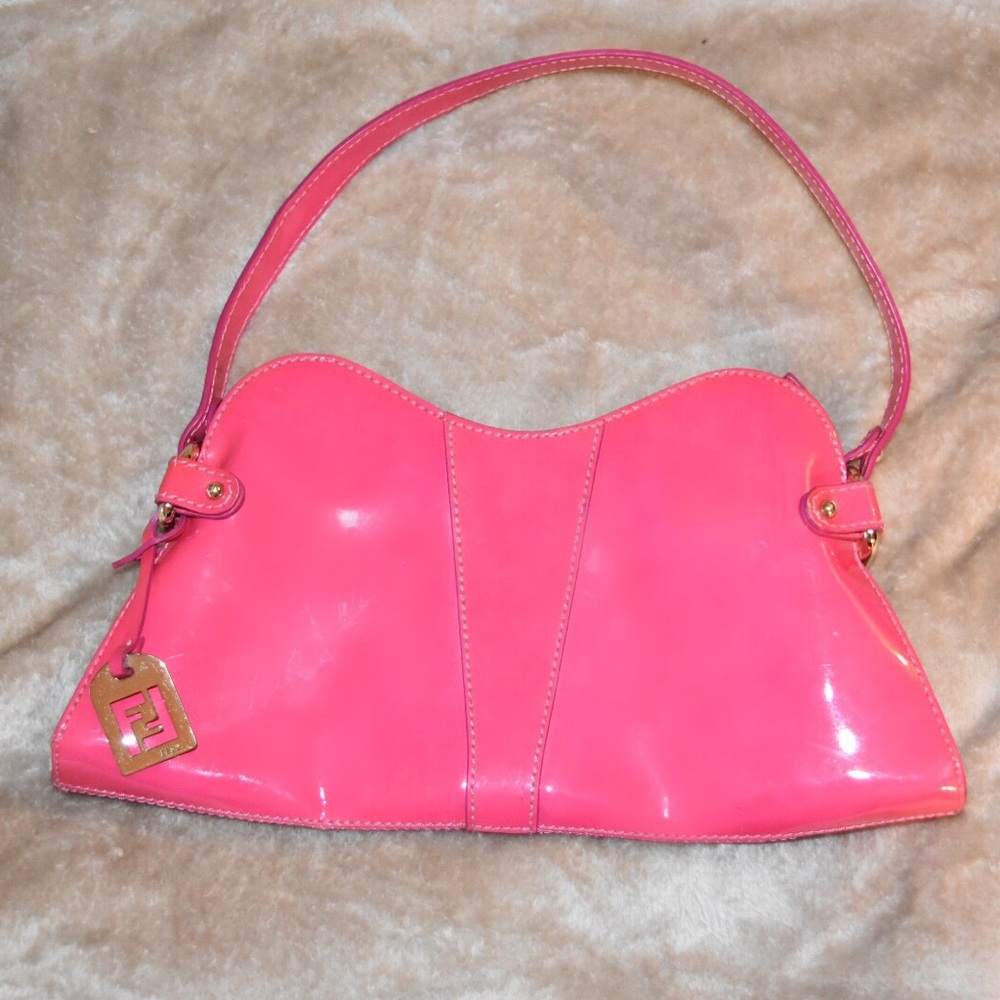 Fendi purse in hot pink!