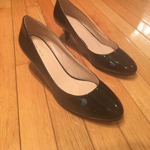 Nine West patent leather kitten heels
