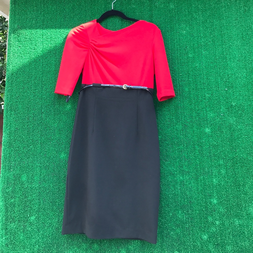 Calvin Klein Black and red dress