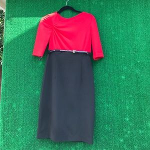 Calvin Klein Black and red dress