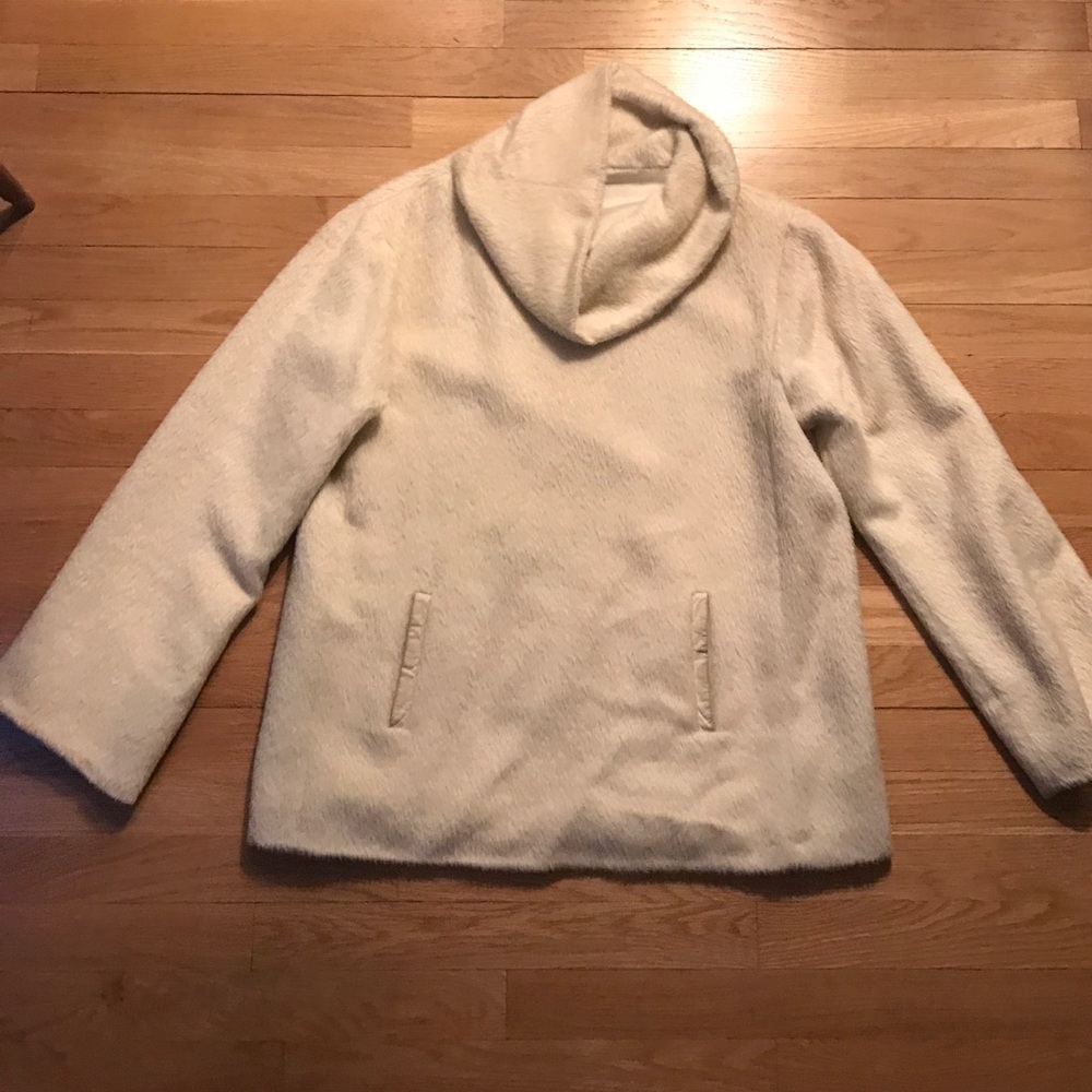 The Row pull over fuzzy poncho