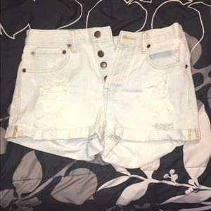 High waist shorts