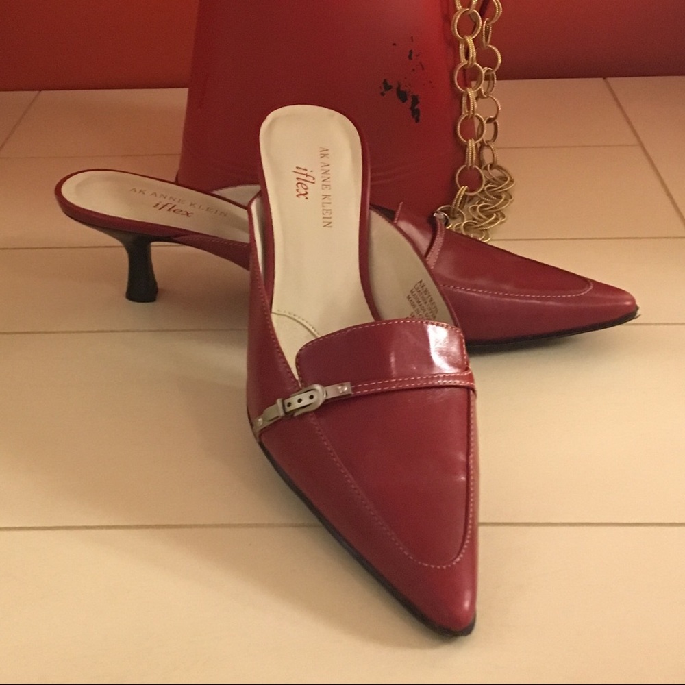 Anne Klein Leather Mule