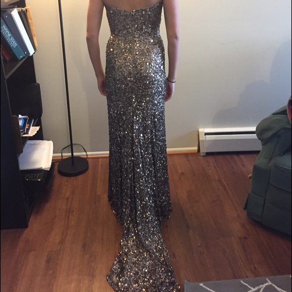 BG Haute bronze sequin formal dress - Picture 2 of 6