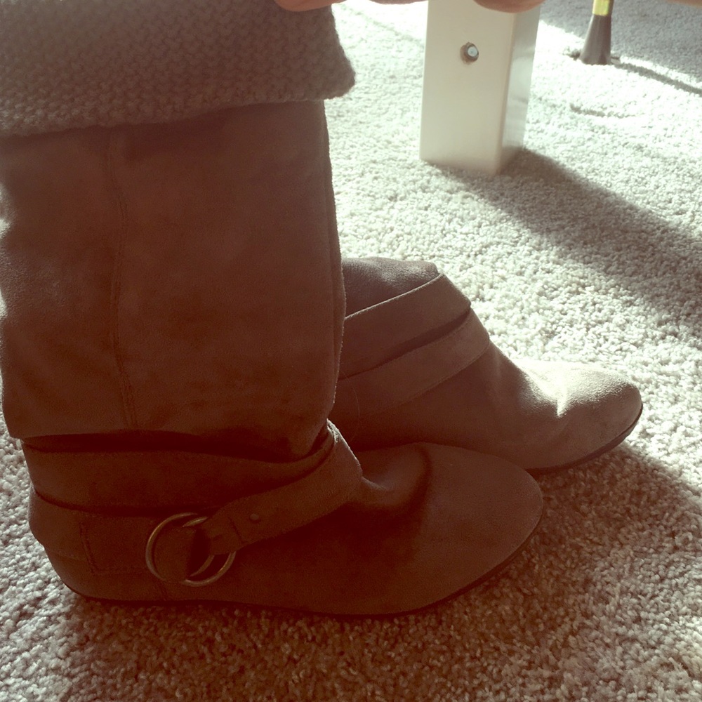 Gray Boots