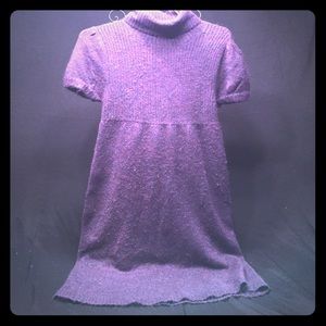 Purple sweater dress size medium