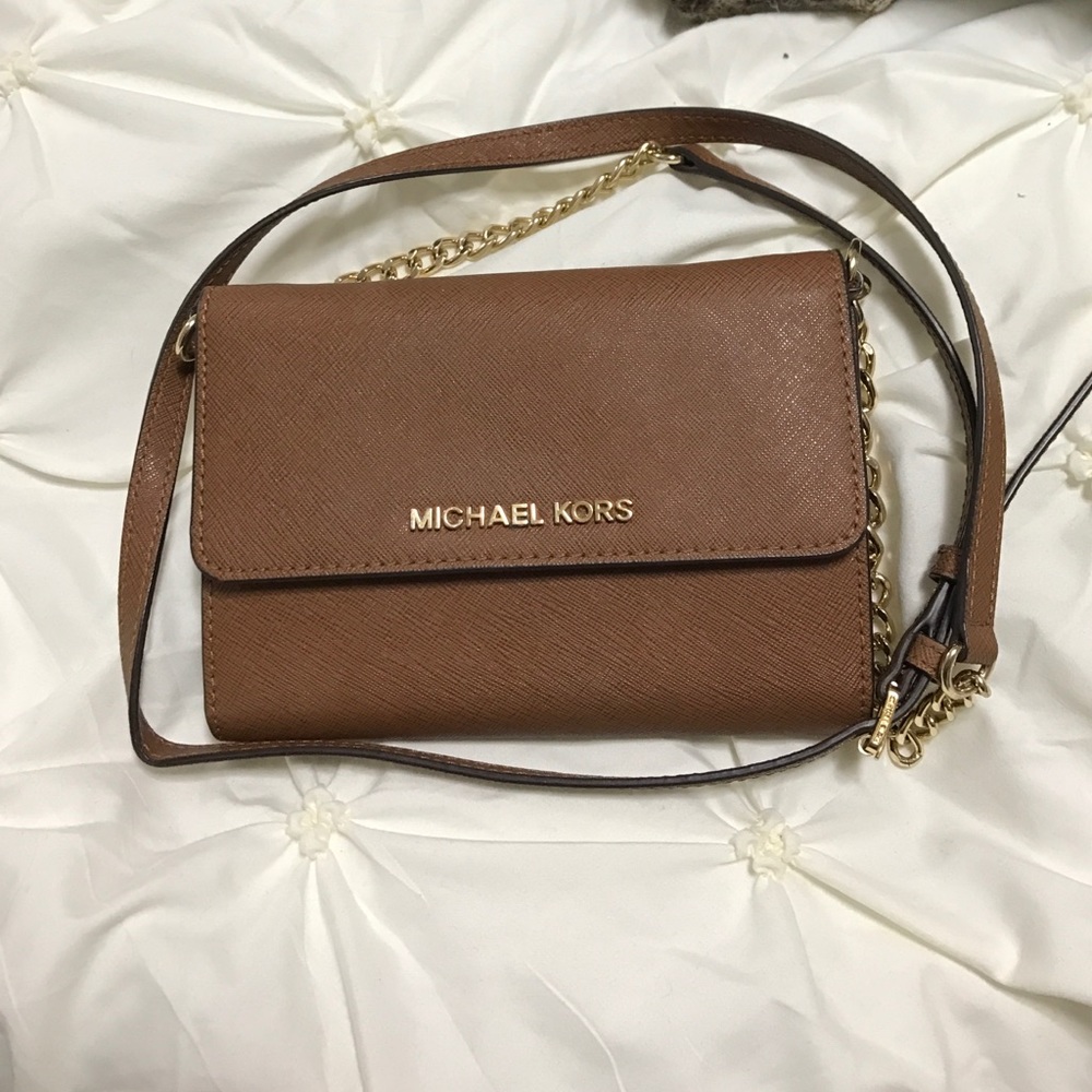 Michael kors brown satchel