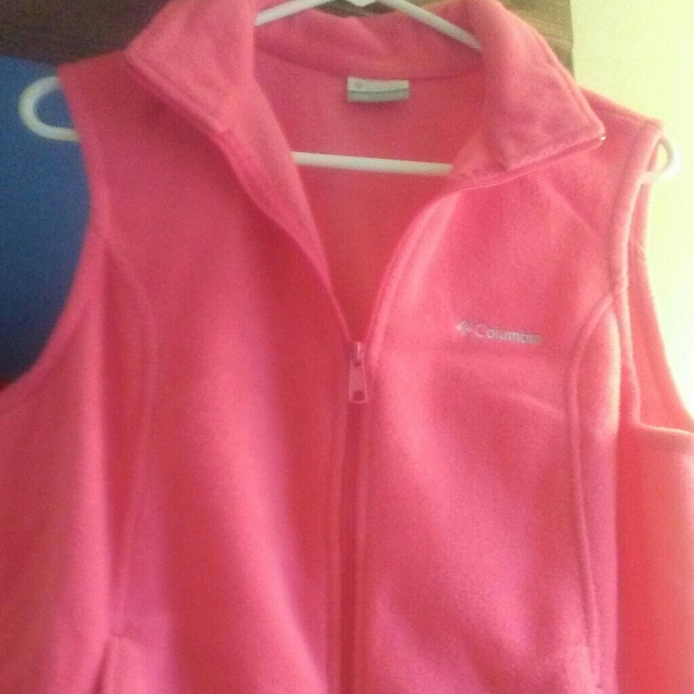 pink Columbia vest