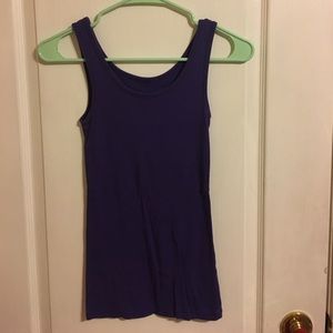 Purple tank top