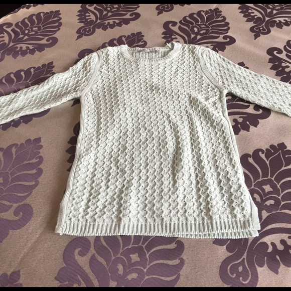 Zara Knit Sweater green/aqua size L - Picture 1 of 4