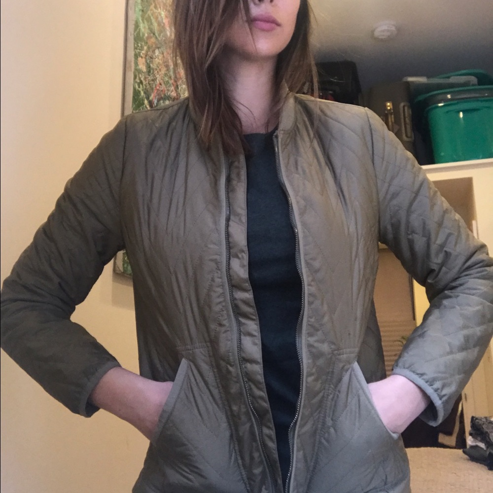 Green Bomber Jacket