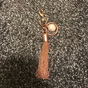 Rebecca Minkoff rose gold key chain ❤