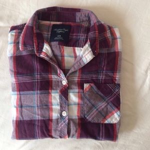 American Eagle Boyfriend flannel M