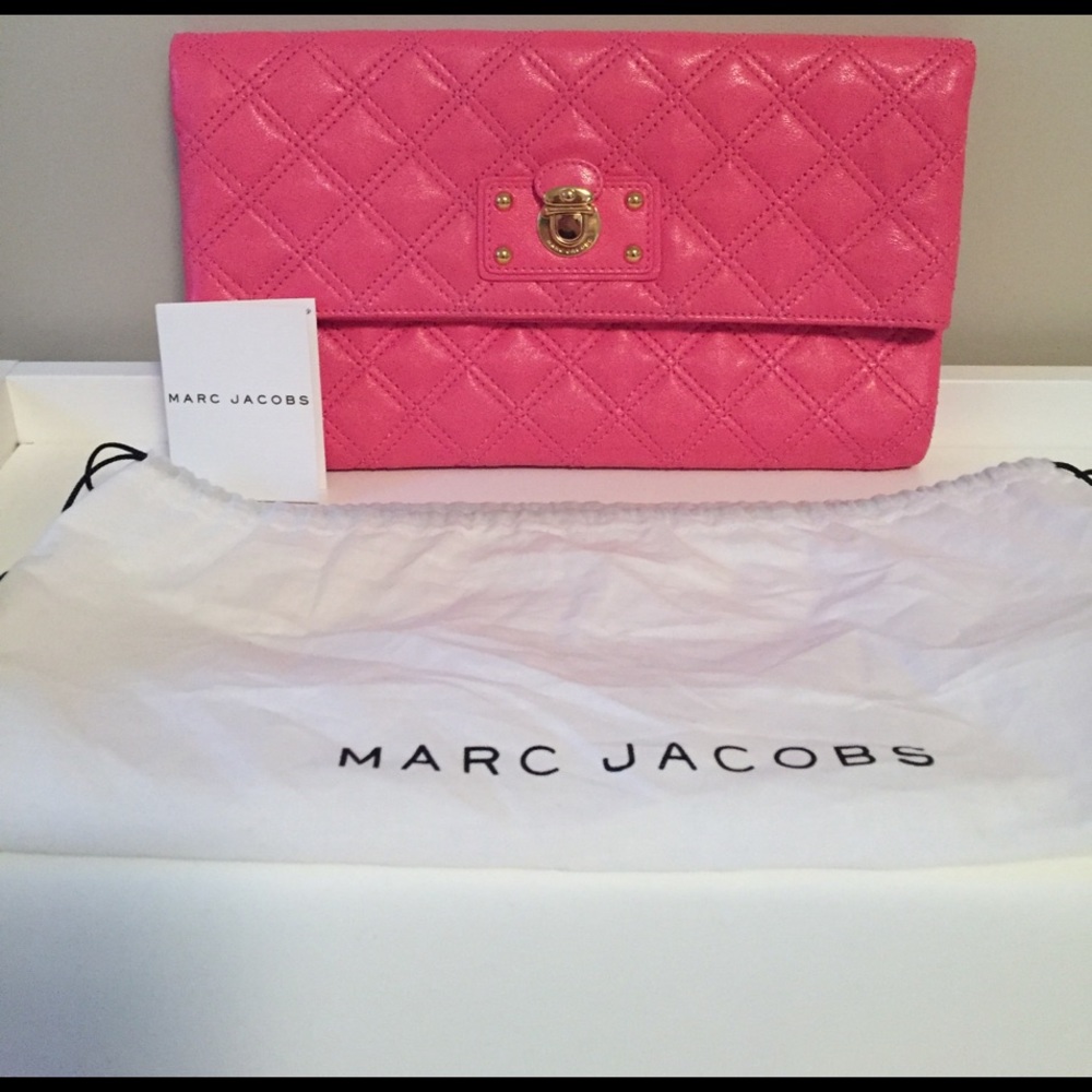 Vintage Marc Jacobs Pink Quilted Clutch