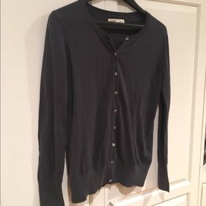Old Navy Gray Cardigan Medium