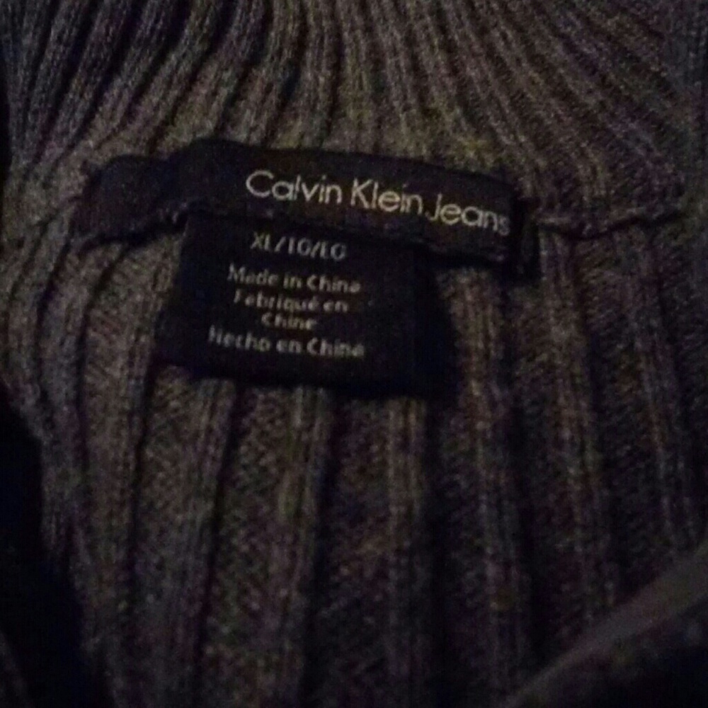 🌟❤Calvin Klein Button Up TurtleNeck - Picture 3 of 5