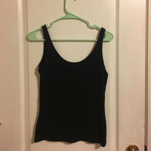 Black tank top
