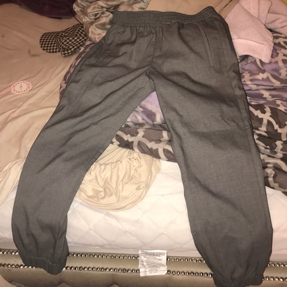 Gray joggers