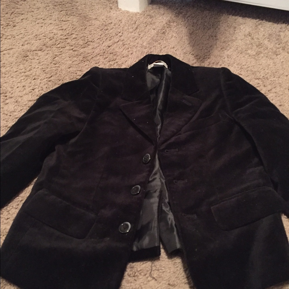 Boys black velvet blazer!!!
