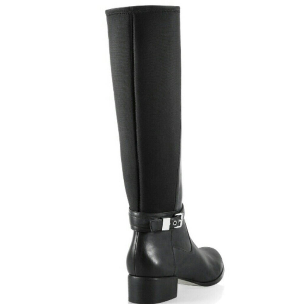 Leather buckle  black flat boots SOLD!!!!!! - Picture 2 of 8