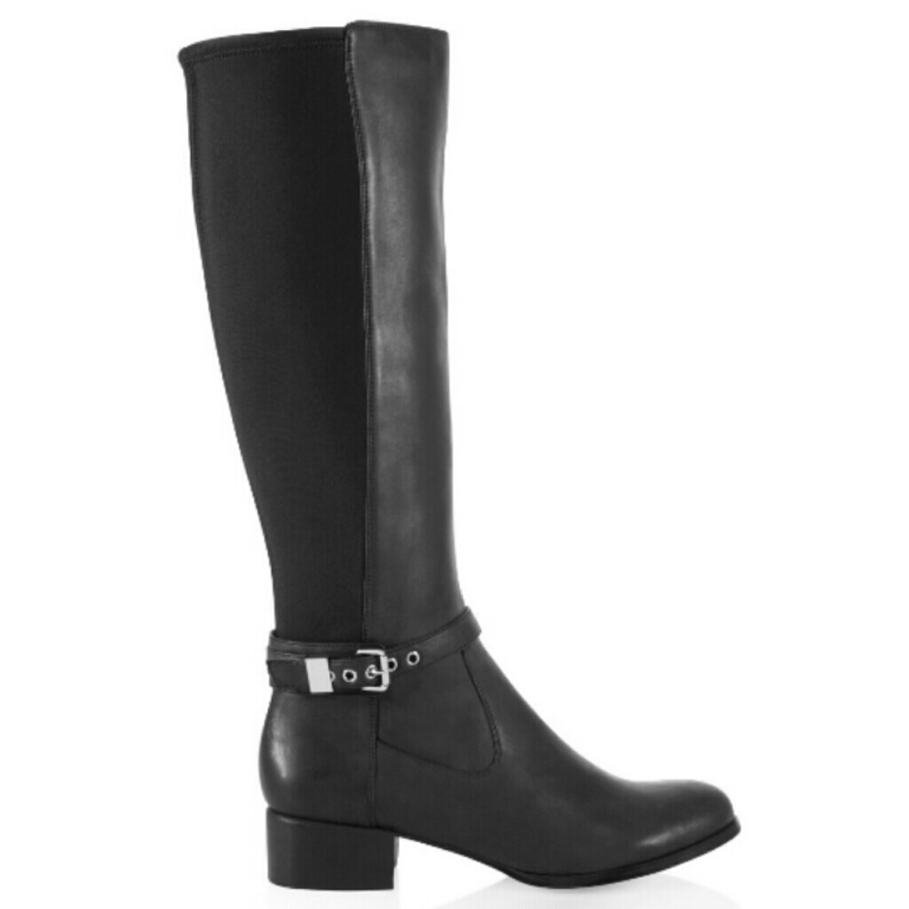 Leather buckle  black flat boots SOLD!!!!!! - Picture 5 of 8