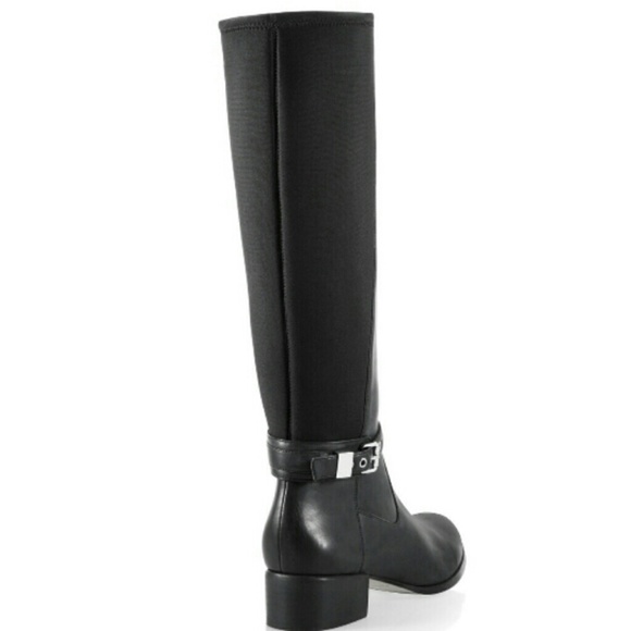 Leather buckle  black flat boots SOLD!!!!!! - Picture 2 of 8