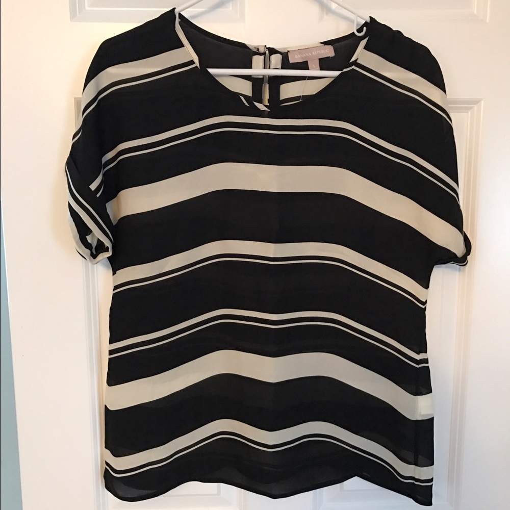 Versatile striped top