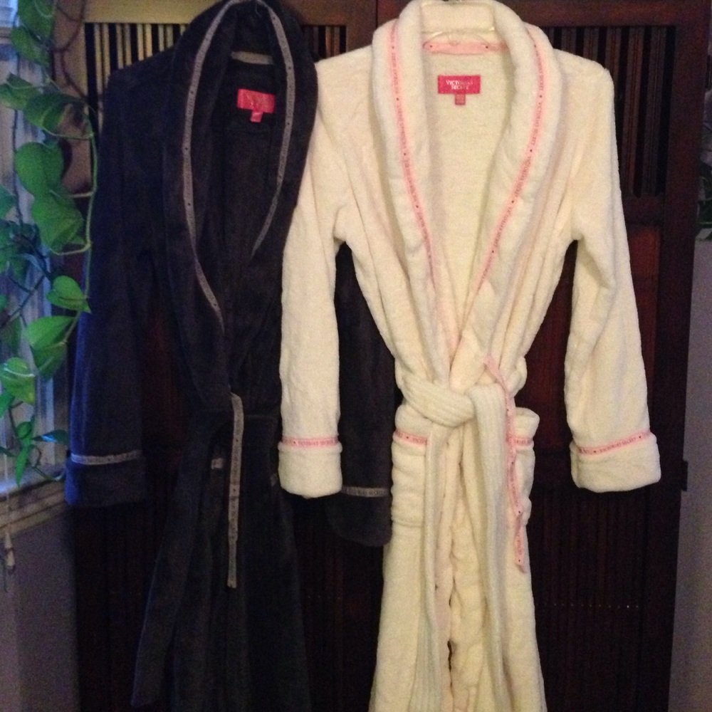 Two barely touched Victoria Secret robes!