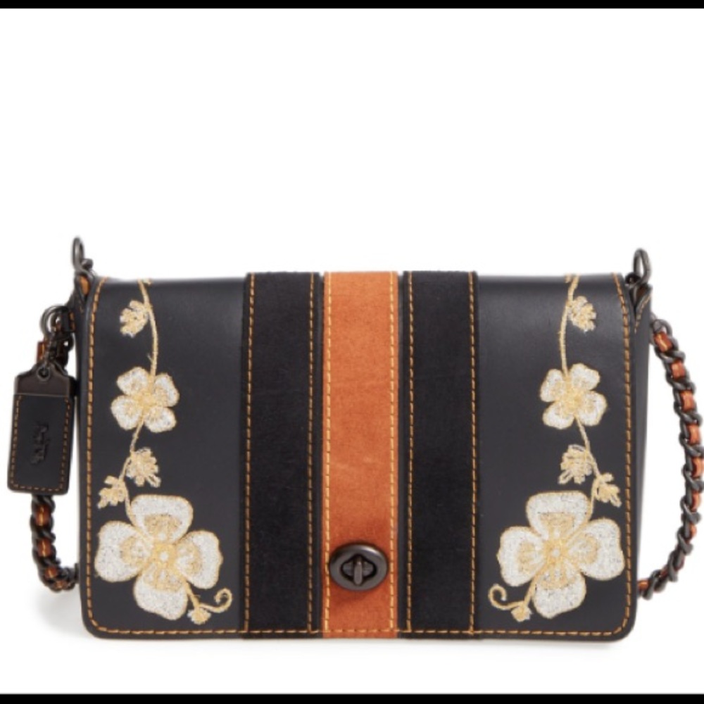 COACH Dinky 24 patchwork crossbody bag handbag