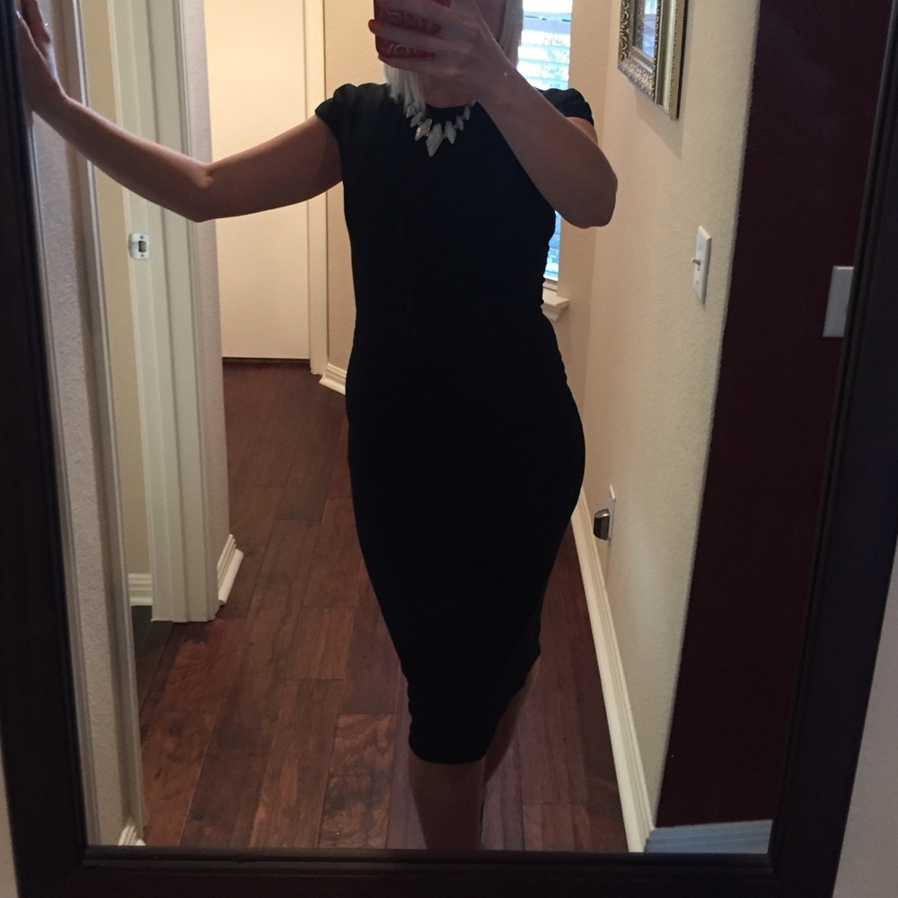Zara black sexy dress